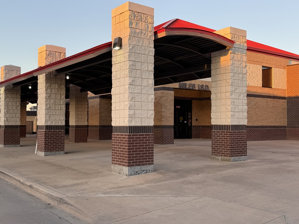 A photo of the Miles ISD campus. 