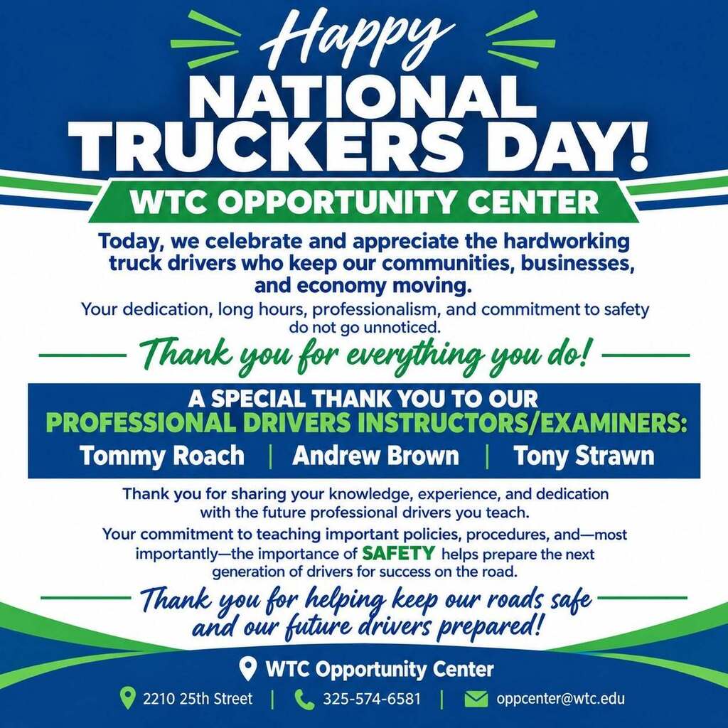 National Truckers Day graphic