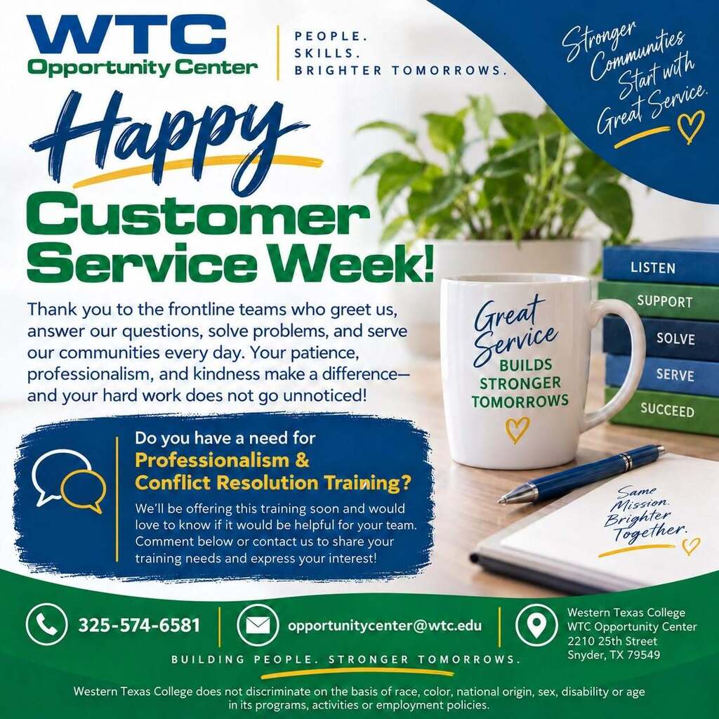 Customer Service Week graphic