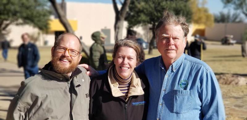 Patrick Schneider, Dr. Beebe, and N.C Smith in 2021.