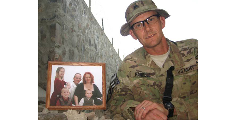 Photo of Sgt. Randell by Army 1st Lt. Alan Llanas, during a 2013 tour.
