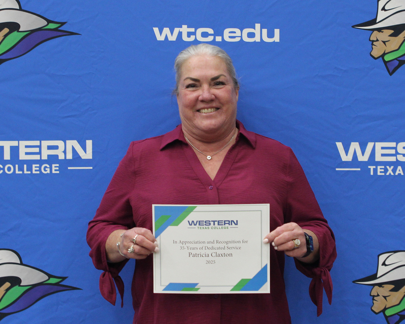 Patricia Claxton - 35 Years of Service - Western Texas College - November 2025