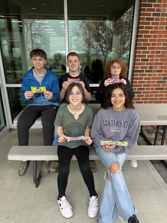 Students celebrating PBIS rewards
