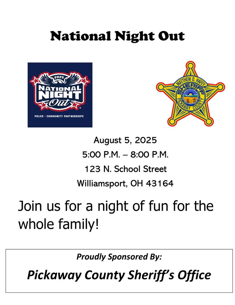 National Night Out Flyer