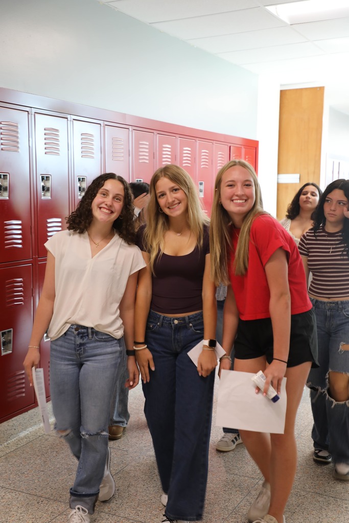 students during orientation