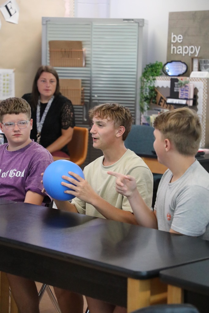 students during orientation