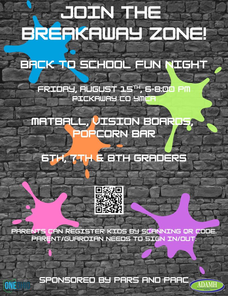 Breakaway Zone Paint Splatters