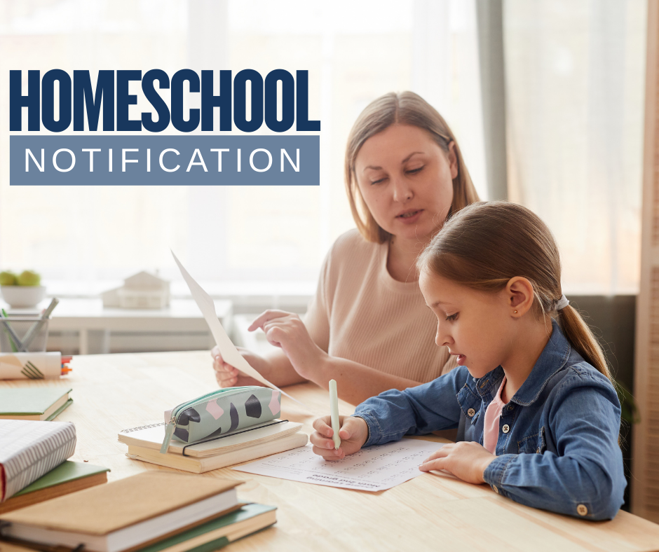 Homeschool Notification