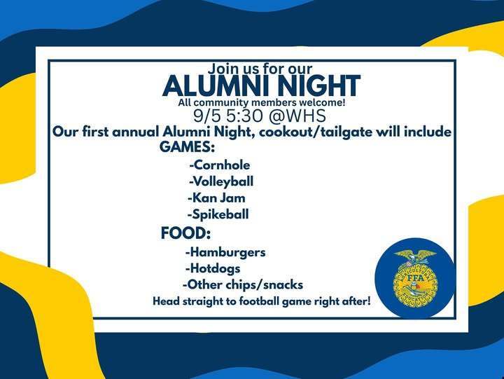 WF FFA Alumni Night