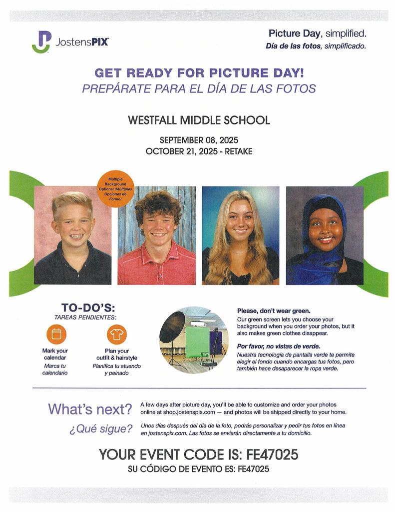 picture day flyer