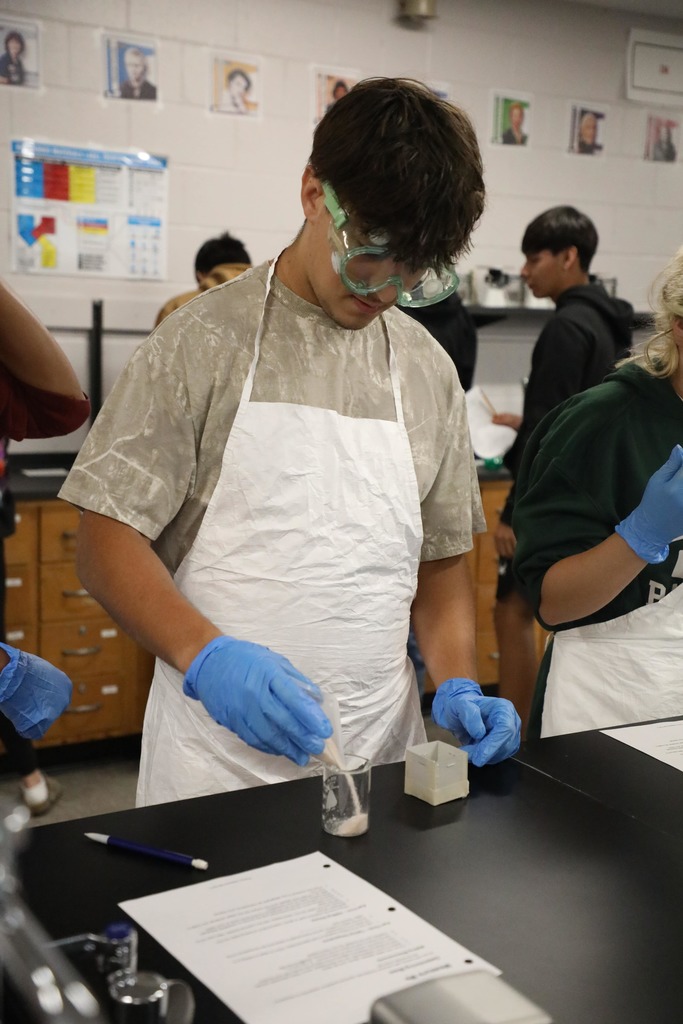 Students working in STEM lab