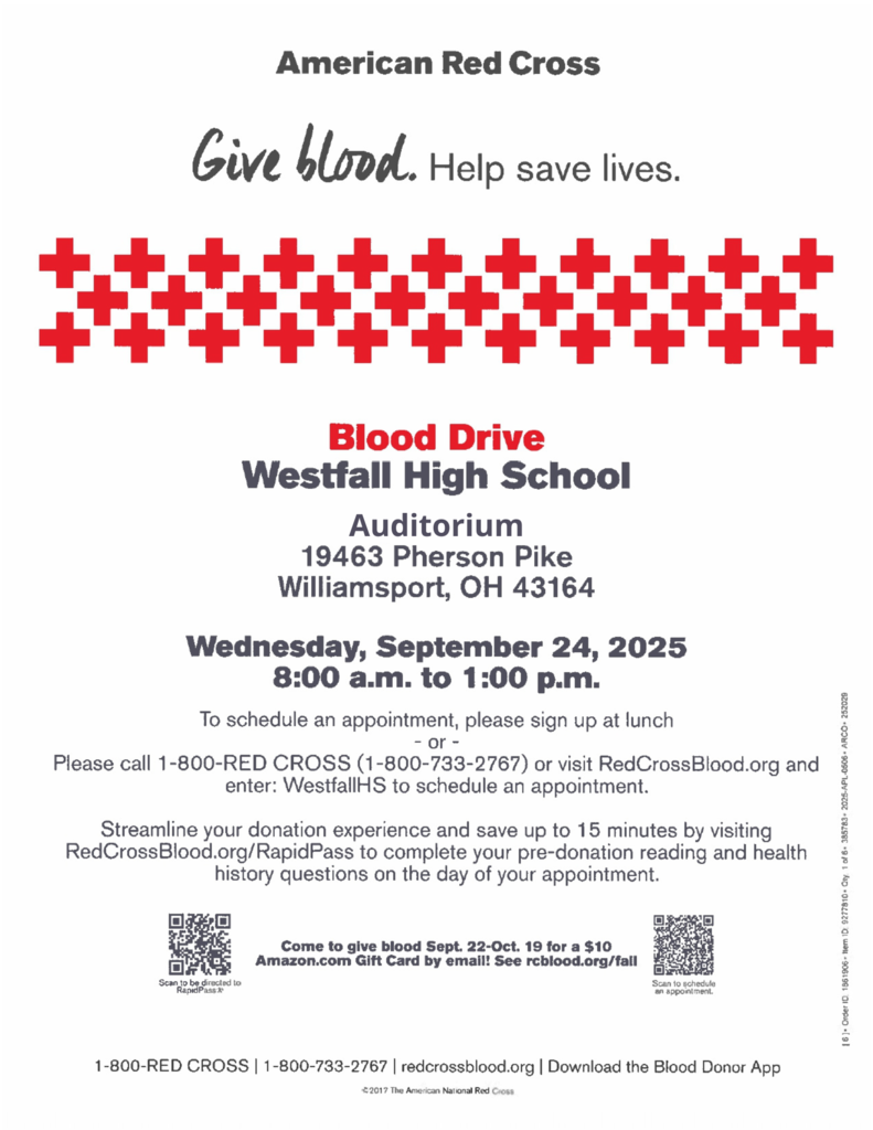 Blood Drive Flyer
