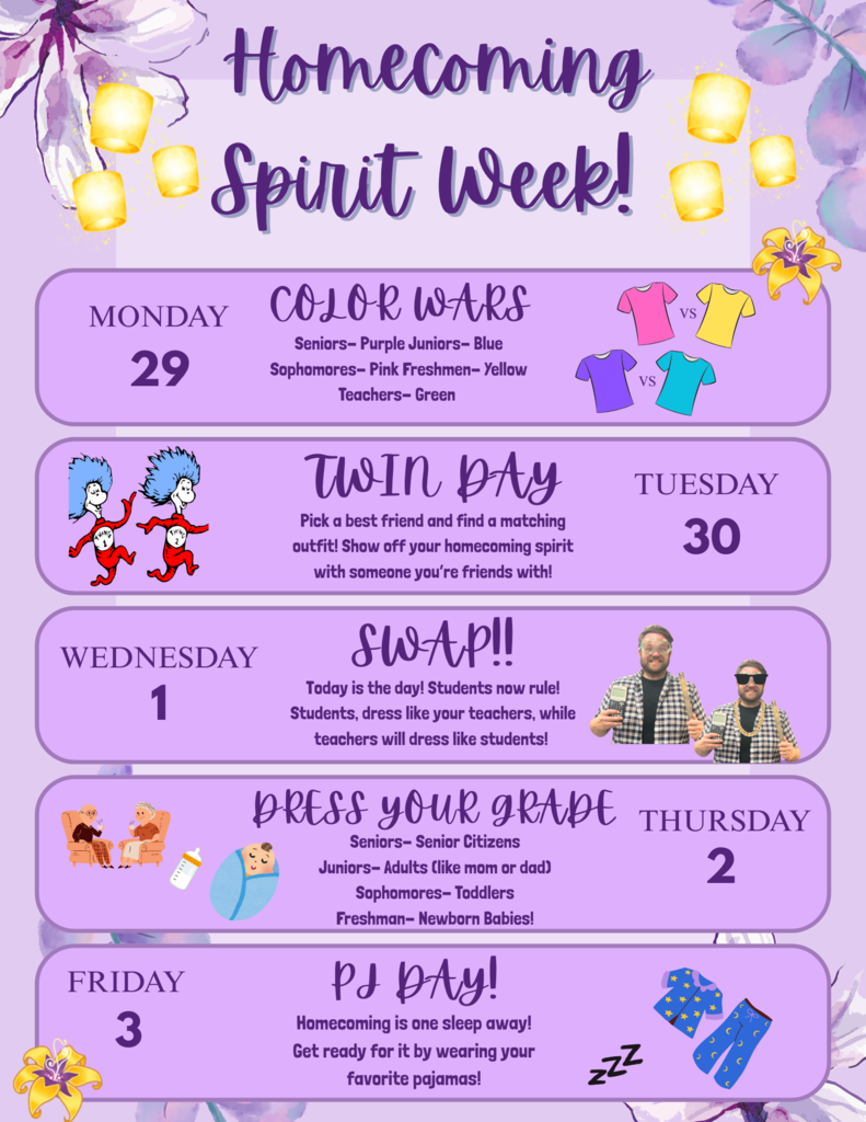 Homecoming Spirit Week 