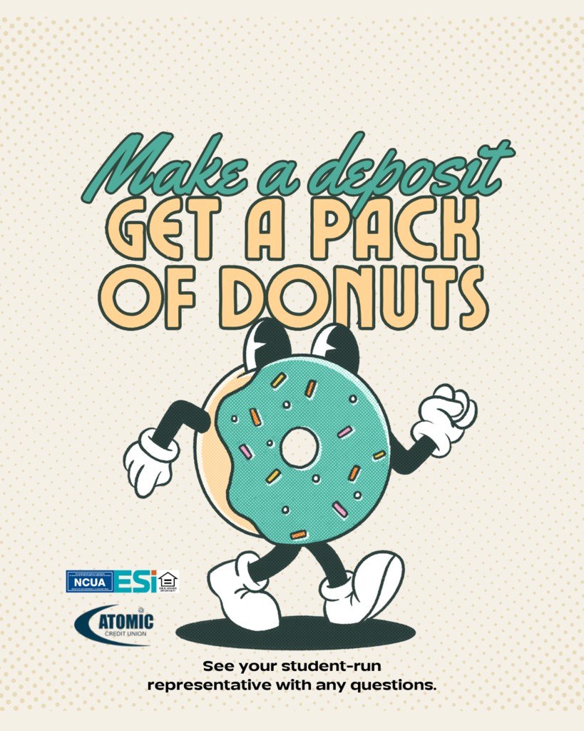 Walking cartoon donut
