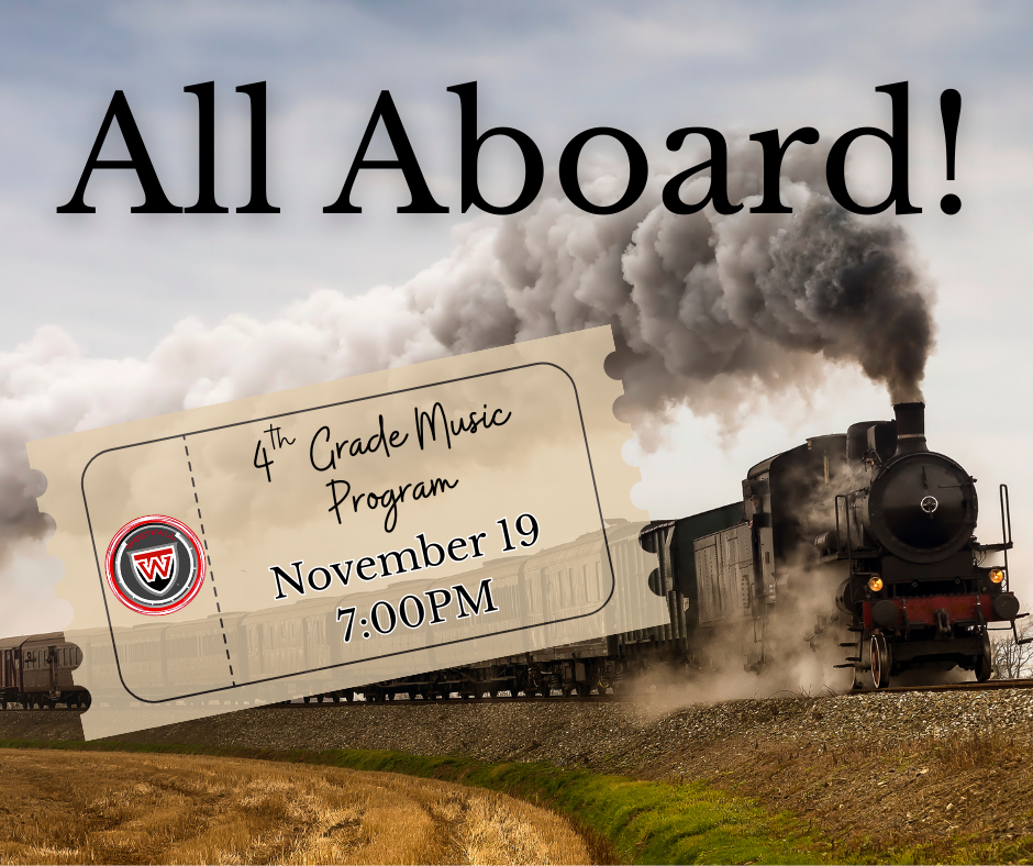 All Aboard! Train with ticket