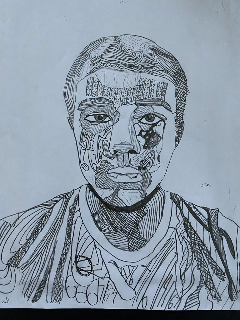 Self Portrait Drawing