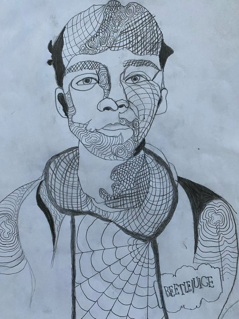 Self Portrait Drawing
