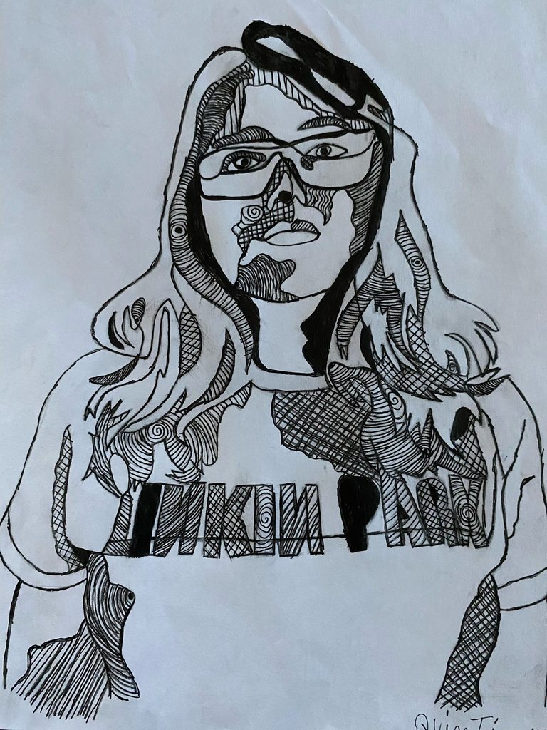 Self Portrait Drawing