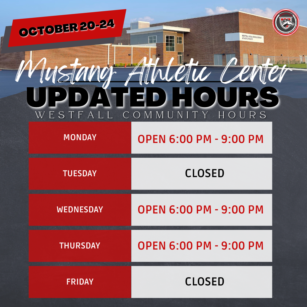 Updated Community Hours
