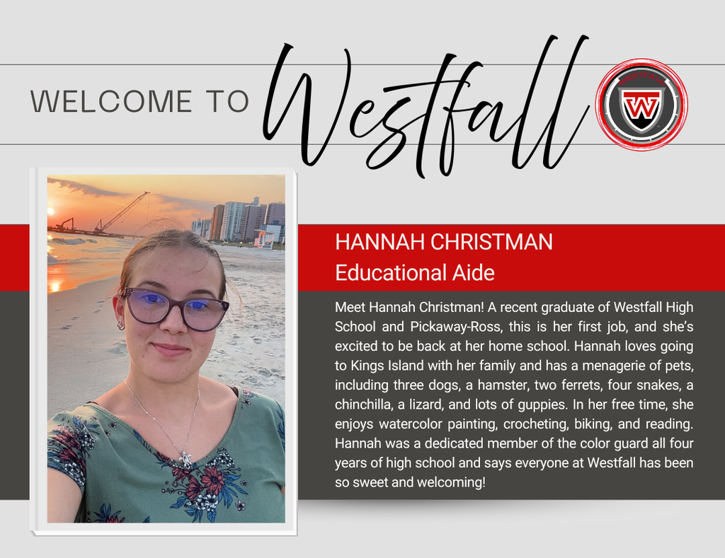 Photo of Hannah Christman - Social Media Welcome Biography