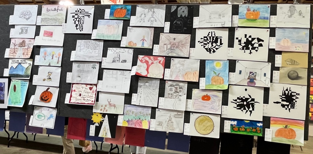 artwork displayed at the Circleville Pumpkin Show