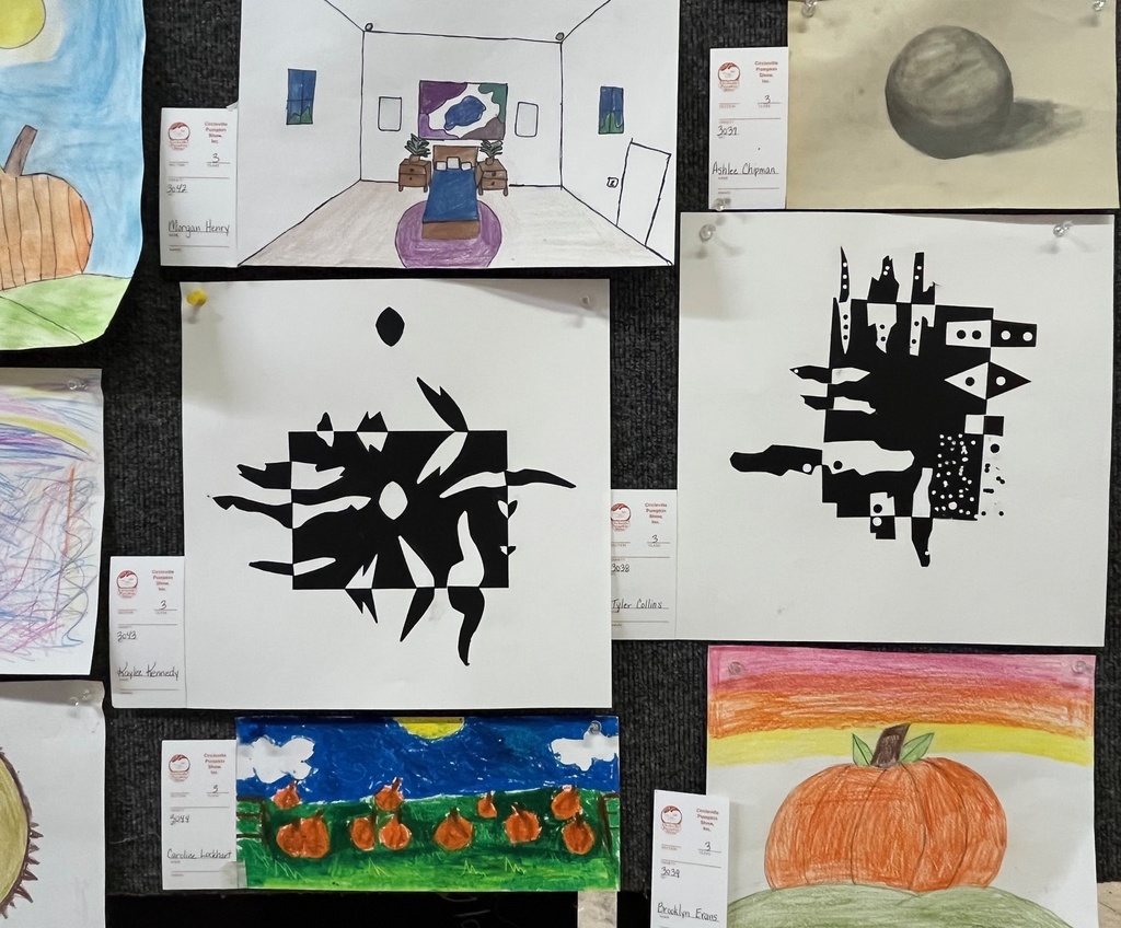 artwork displayed at the Circleville Pumpkin Show