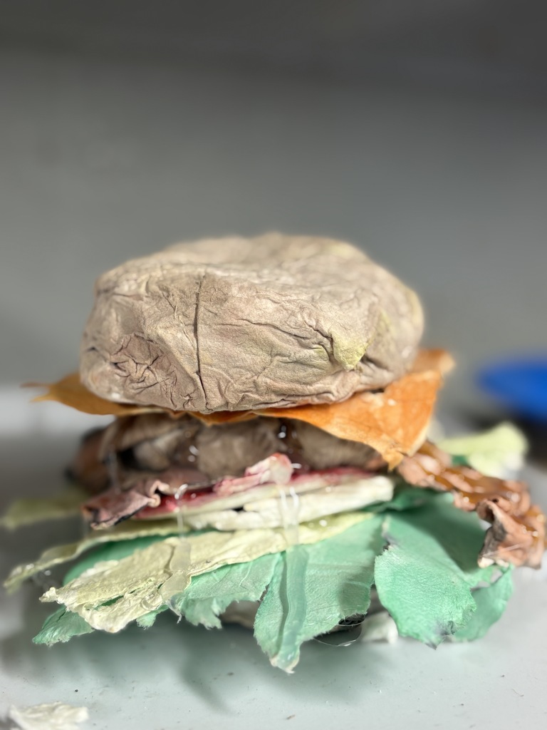 cheeseburger art