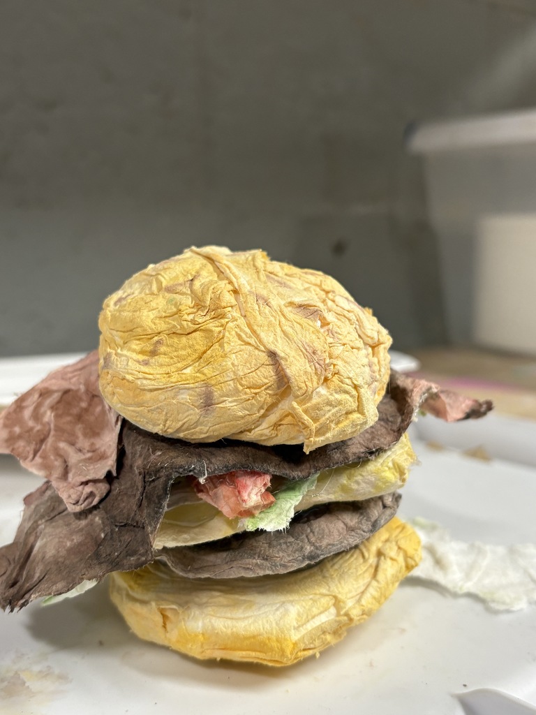 cheeseburger art