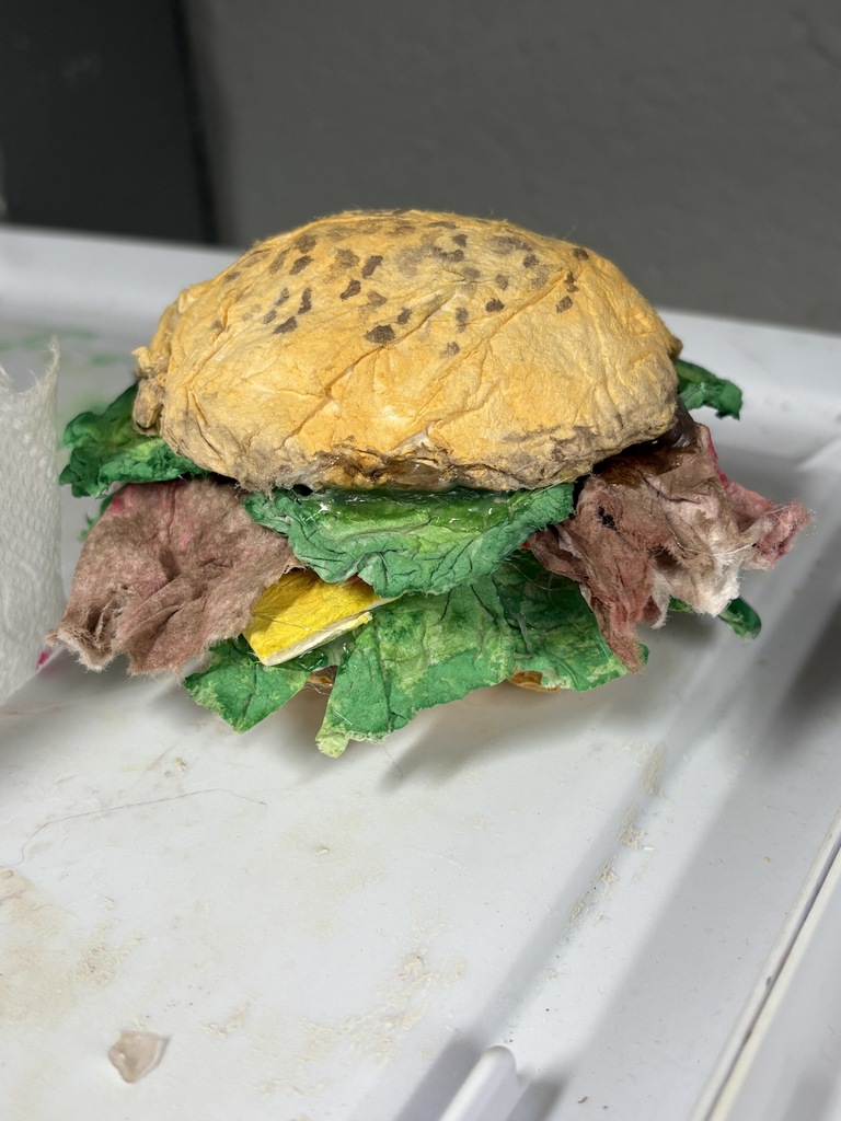 cheeseburger art