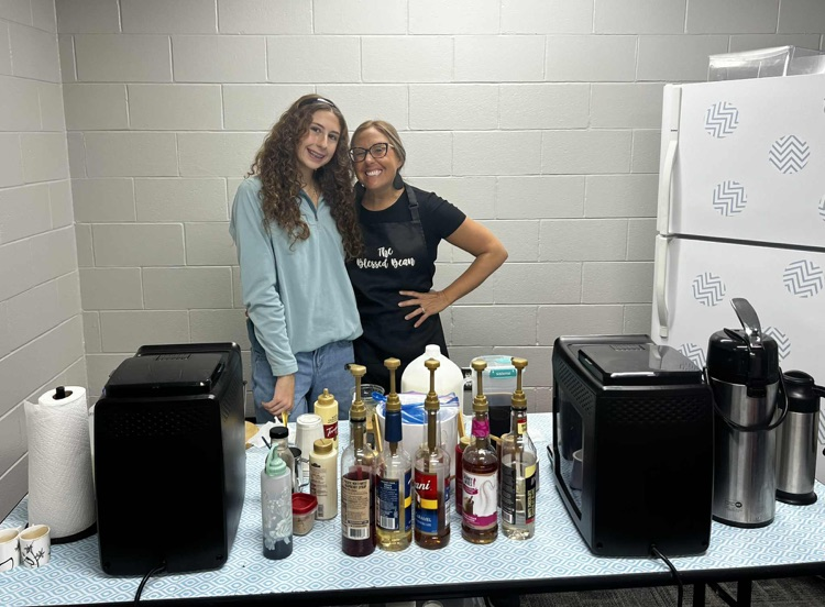 the blessed bean coffee cart