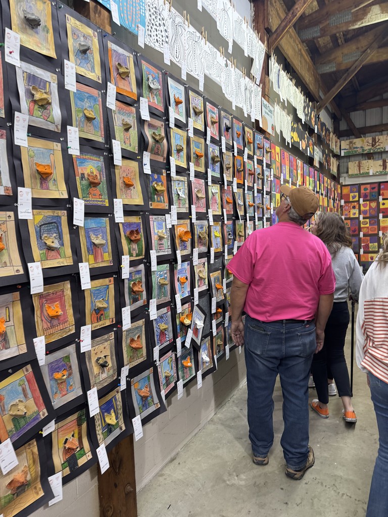Third Grade Artwork displayed at the Circleville Pumpkin Show