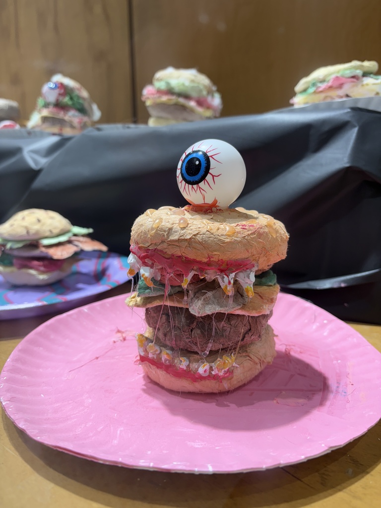 burger made out of toilet paper