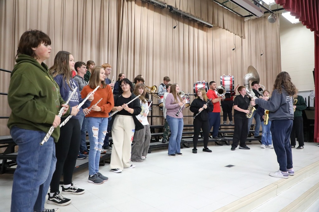 WHS Band on stage