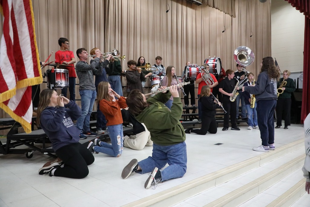 WHS Band on stage