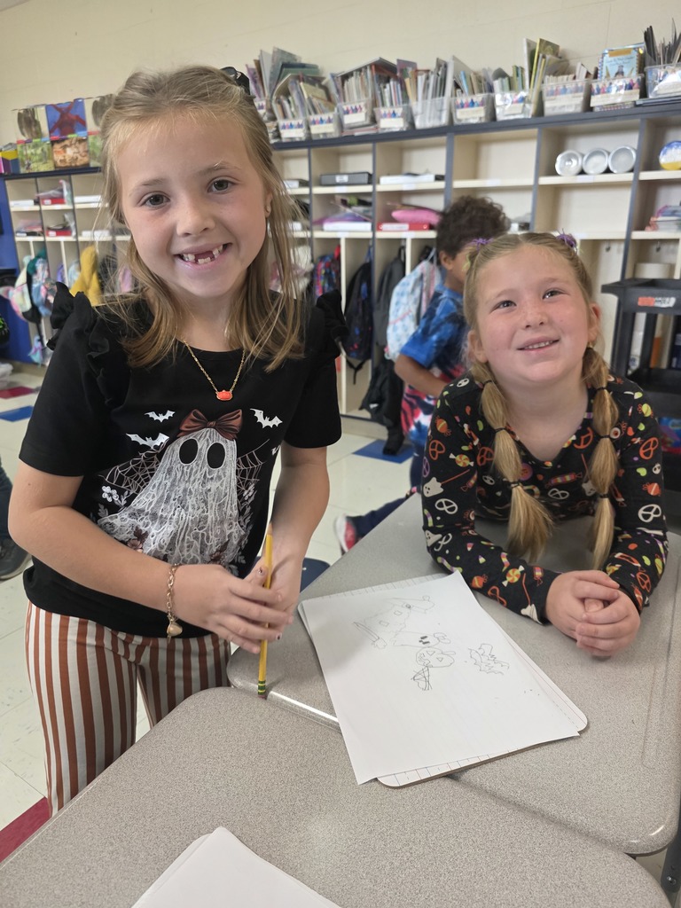 Students enjoying their harvest party