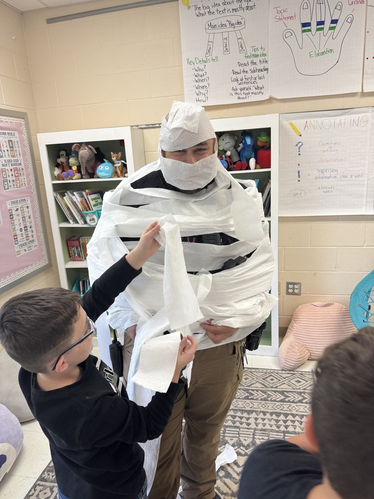 Students enjoying their harvest party