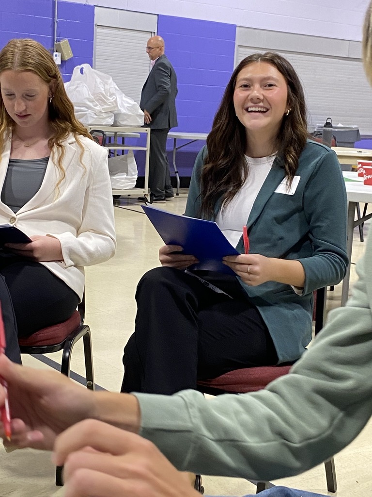 Student at Leadership Conference