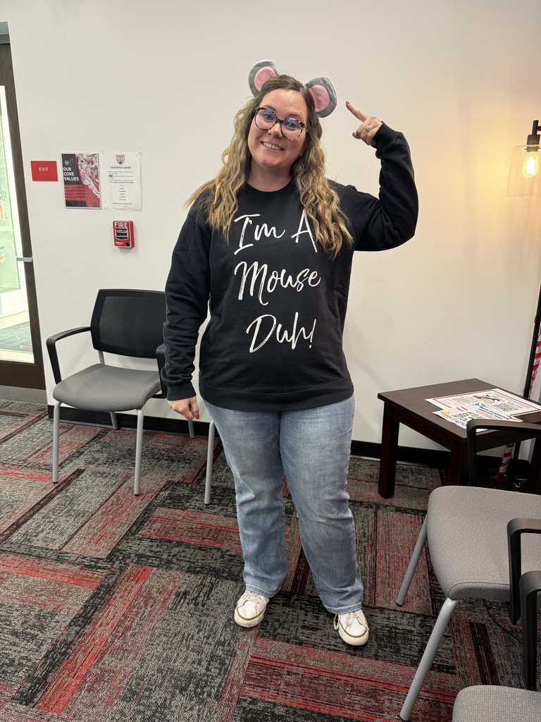 Staff member dressed in costume