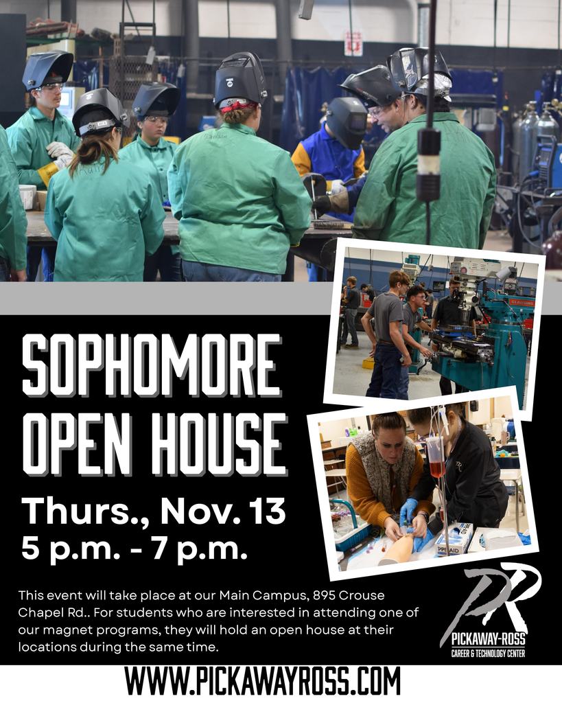 Sophomore Open House - Students are Career & Tech Center