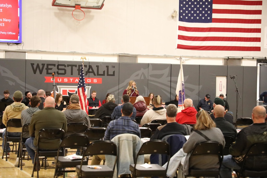 Speaker at Veterans Day Assembly