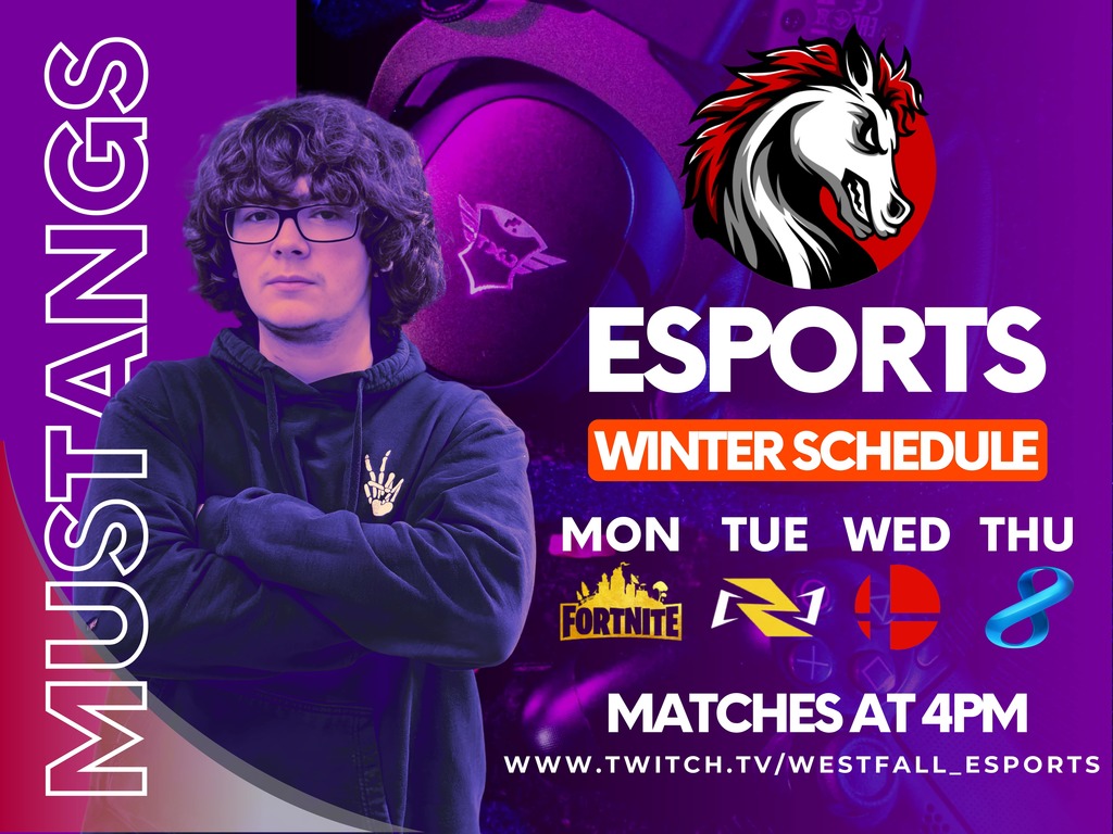 Sam Poupart eSports winter schedule