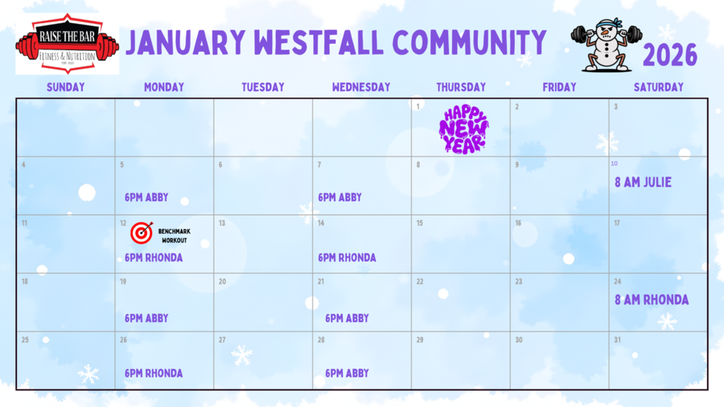 January Community Calendar