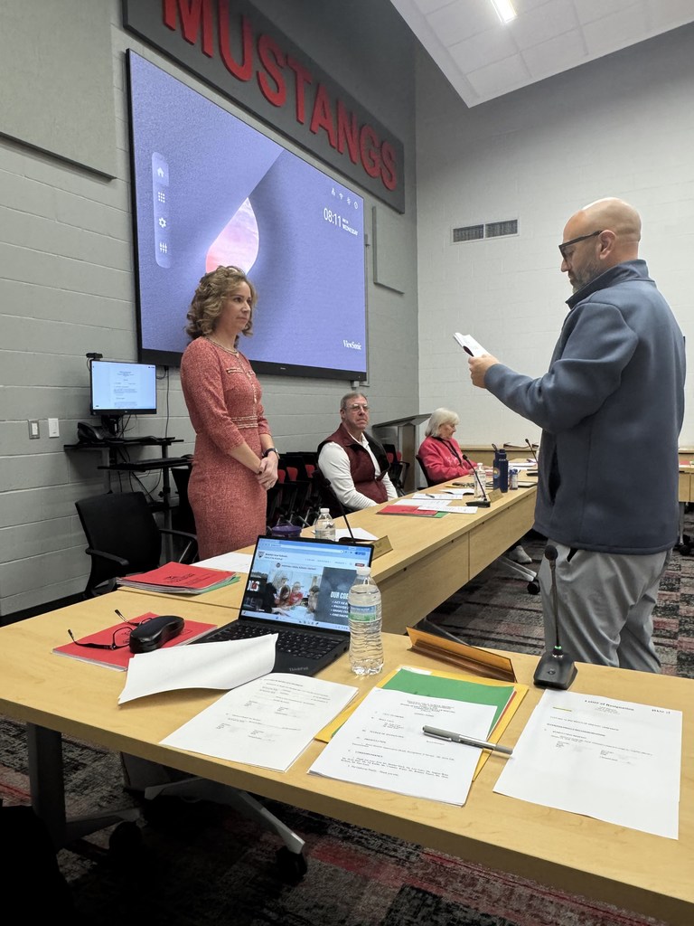 Brook Ruoff swearing in as Board Vice President