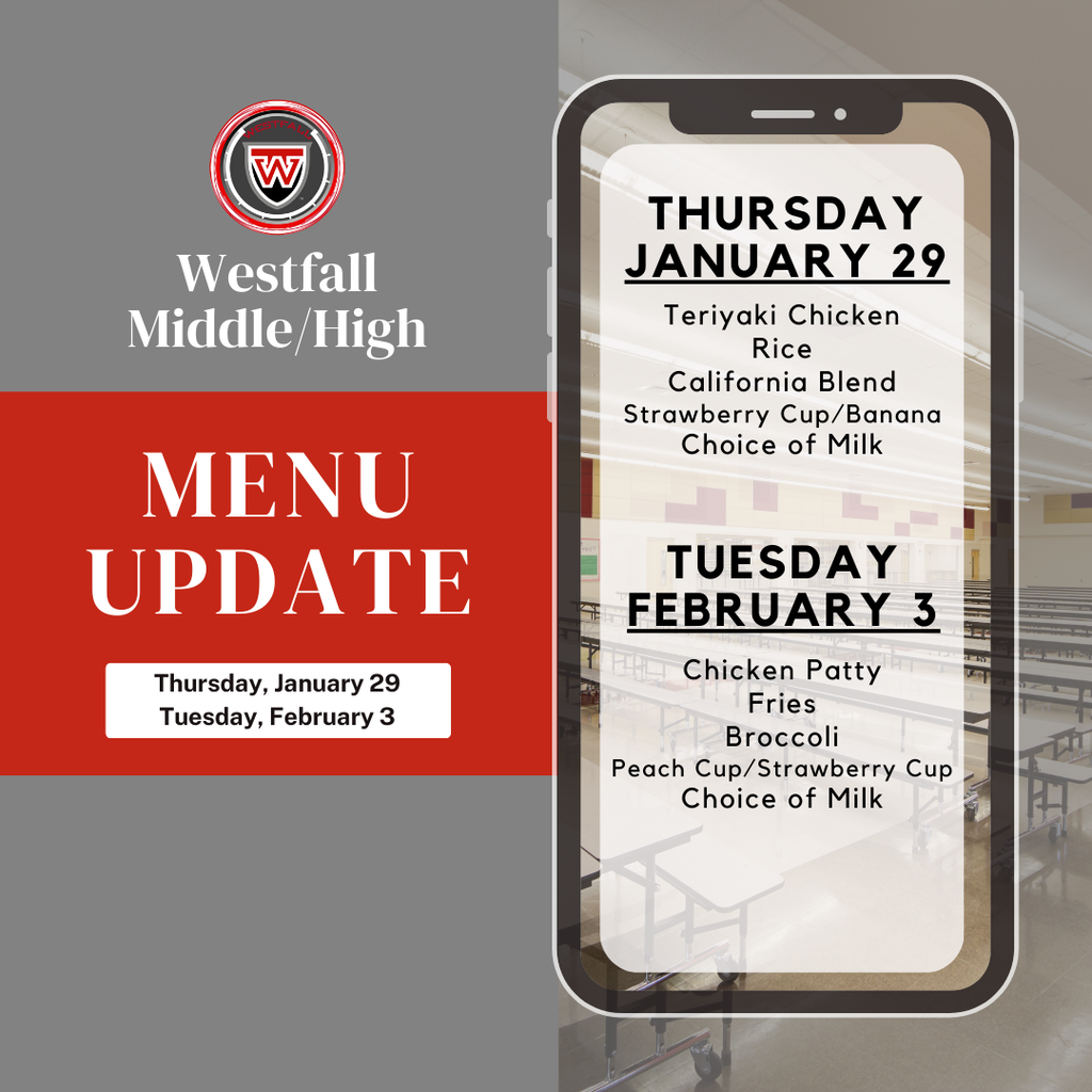 Menu Update with cell phone