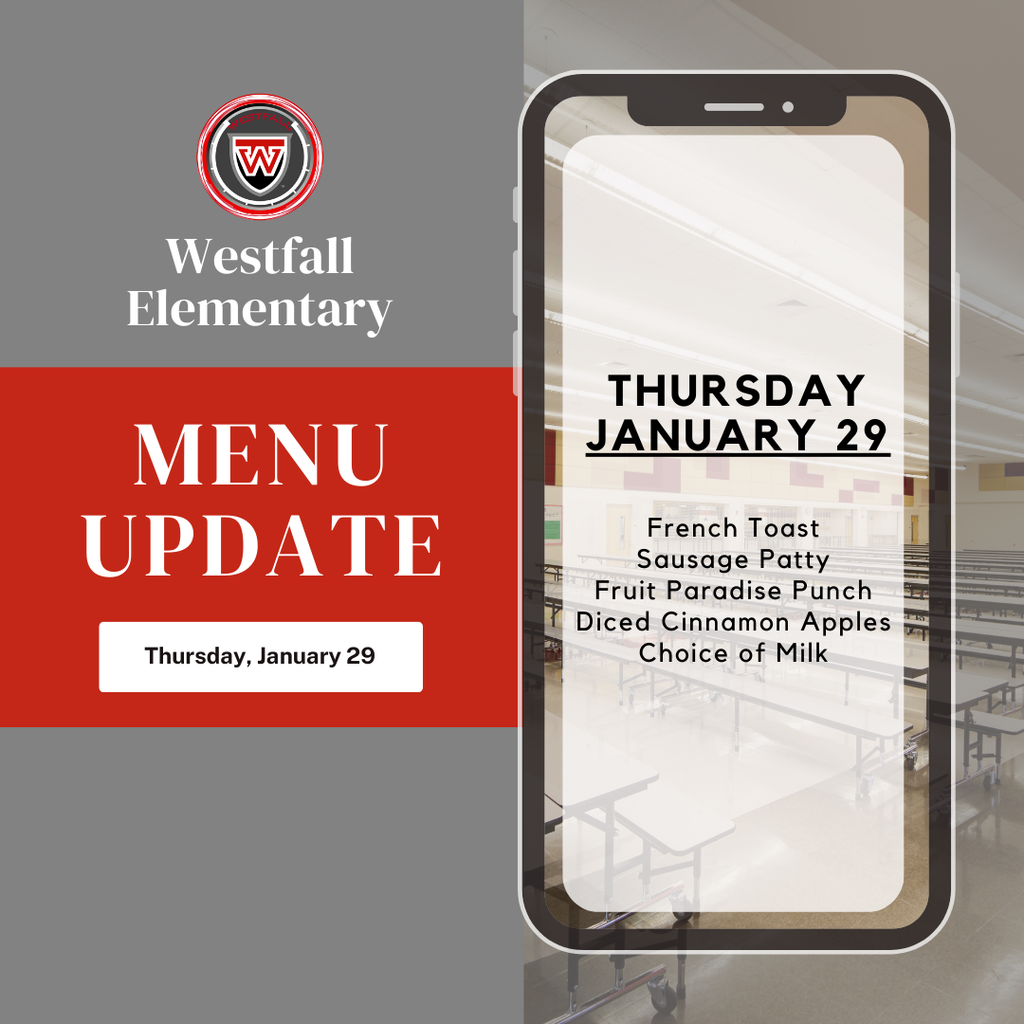 Menu Update with cell phone