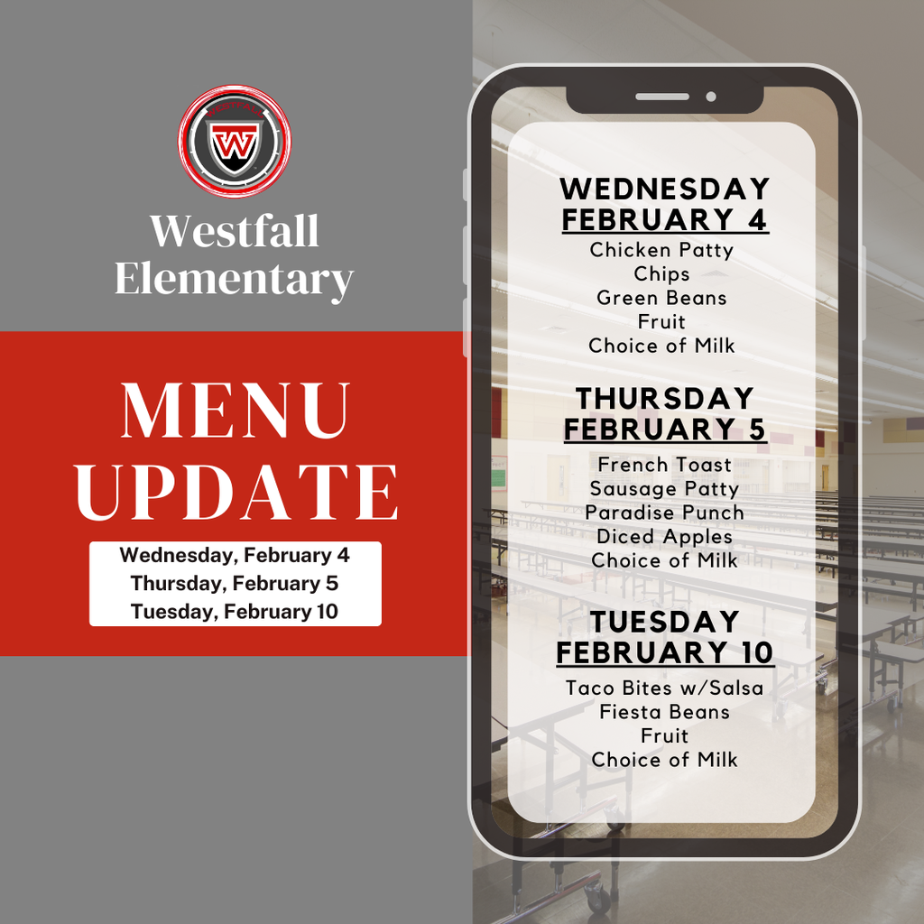 Menu Update with cell phone