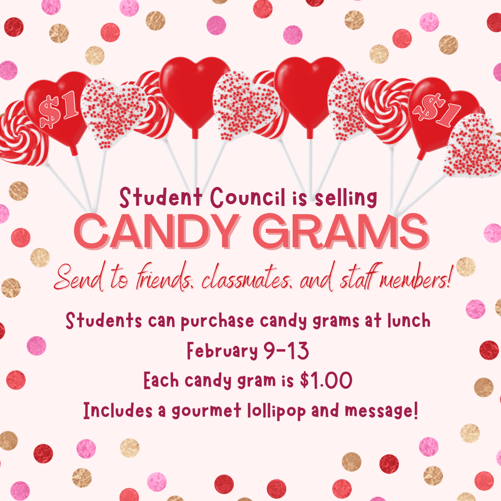 CandyGrams red and pink lollipops