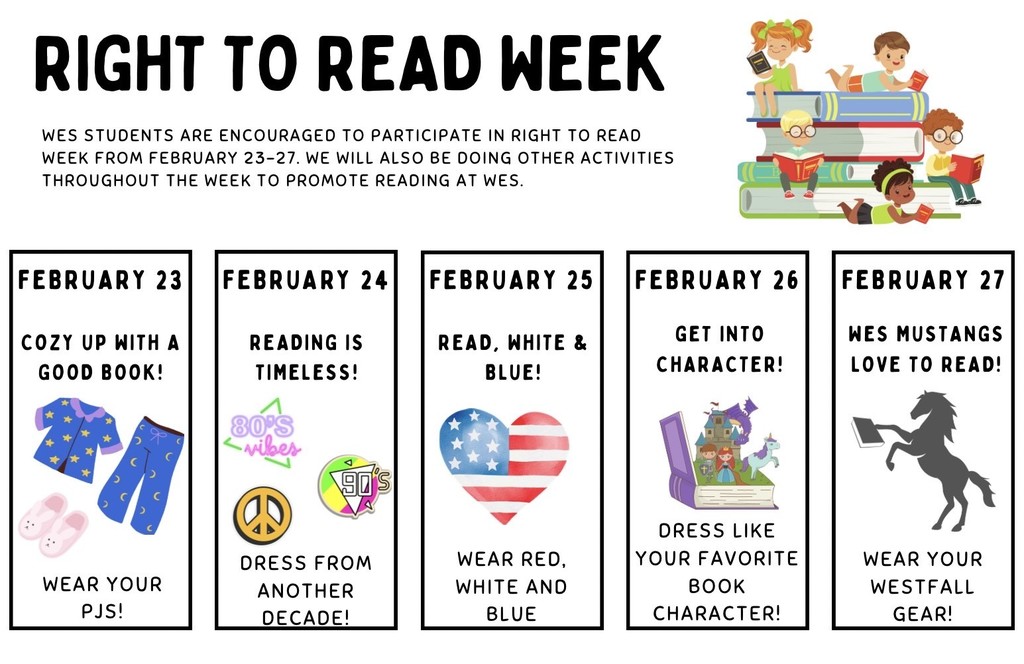 Right to Read Spirit Days