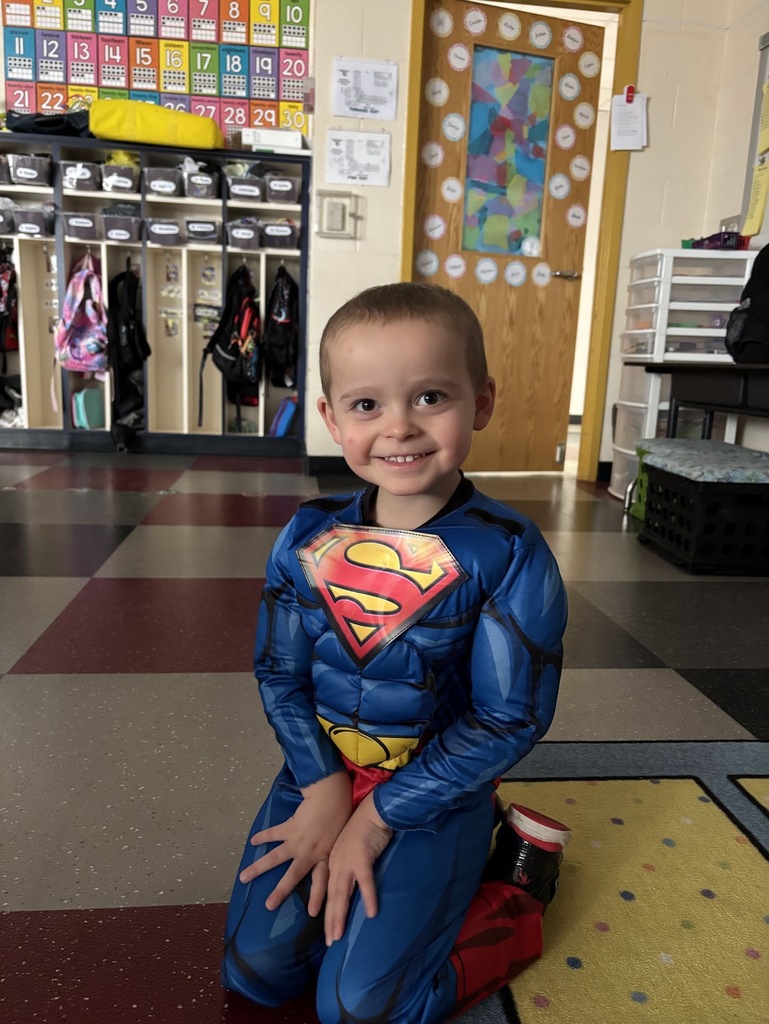 Preschool Student Dressed up for Book Character Day