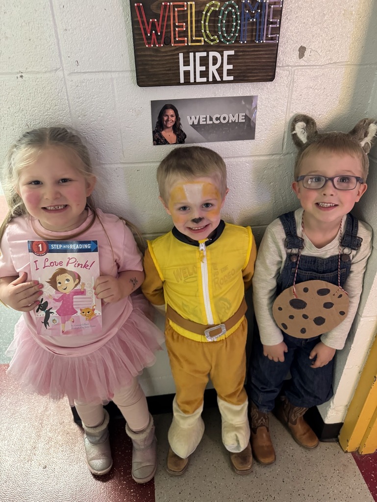 Preschool Students Dressed up for Book Character Day